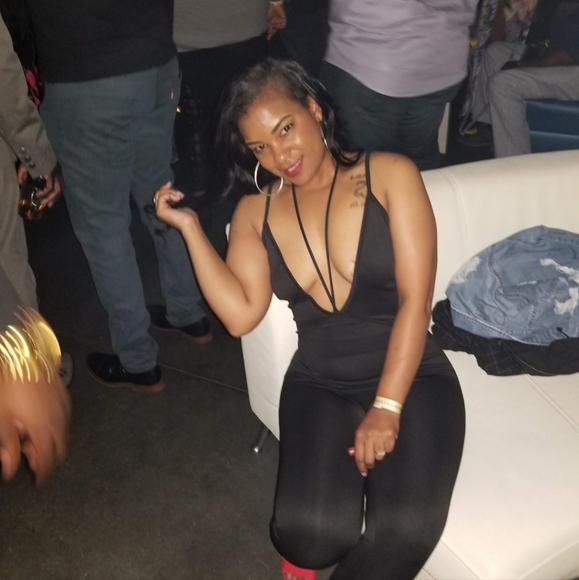 Plunge Jumpsuit - Picture 2 of 4